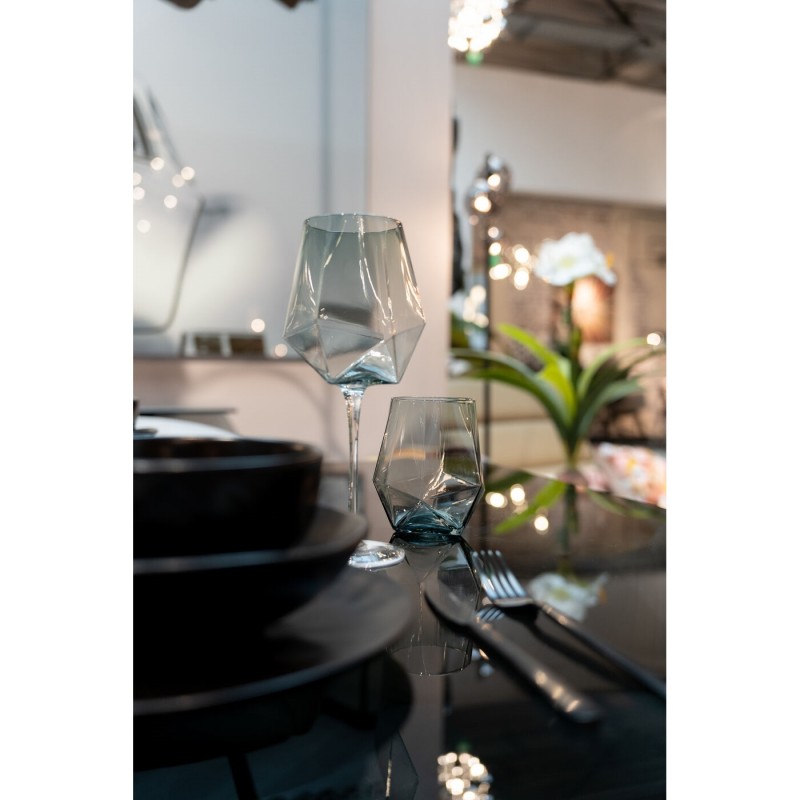 Kare Komplet Kieliszków Do Wina Diamond   Smoke 660 Ml (4 Sztuki)