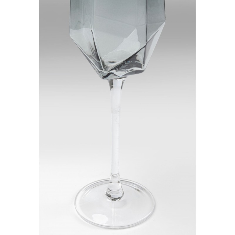 Kare Komplet Kieliszków Do Szampana       Diamond Smoke 365 Ml (4 Sztuki)