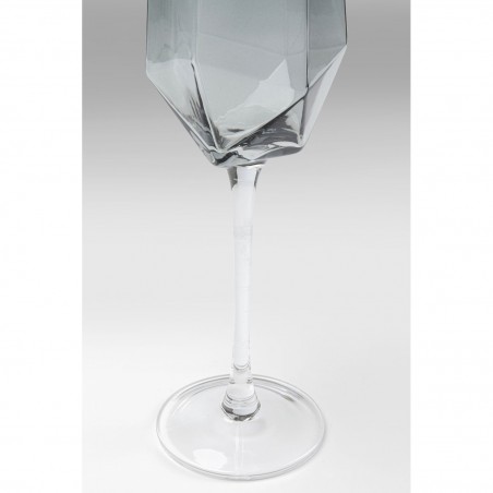 Kare Komplet Kieliszków Do Szampana       Diamond Smoke 365 Ml (4 Sztuki)