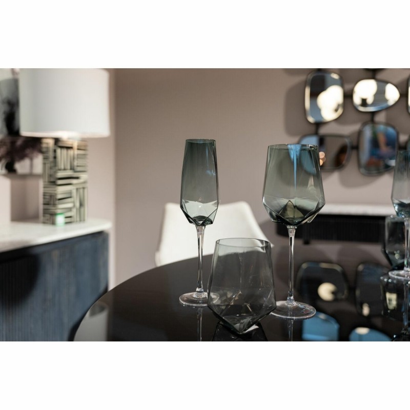 Kare Komplet Kieliszków Do Szampana       Diamond Smoke 365 Ml (4 Sztuki)