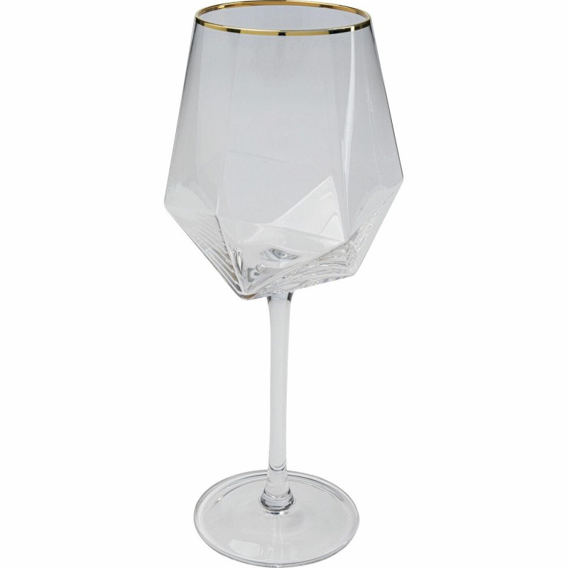 Kare Komplet Kieliszków Do Wina Diamond   Rim 525 Ml (4 Sztuki)