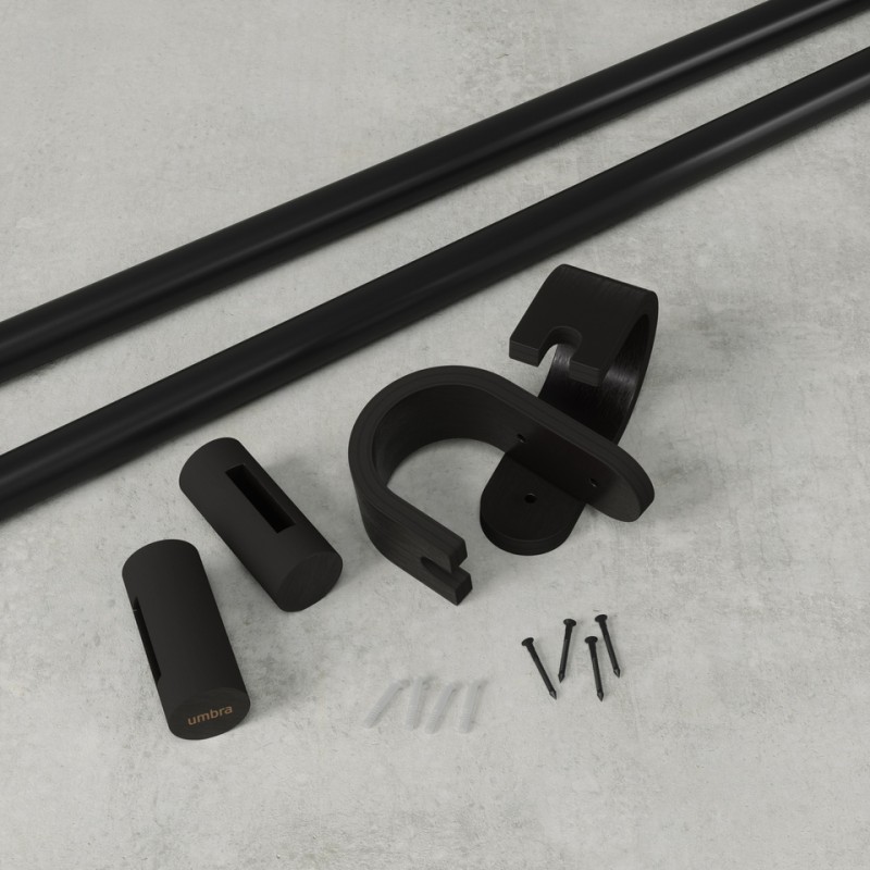 Umbra Karnisz Bellwood 107 - 305 Cm       Czarny