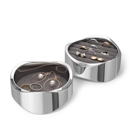 Umbra Organizer Na Biżuterię Wavy Chrom