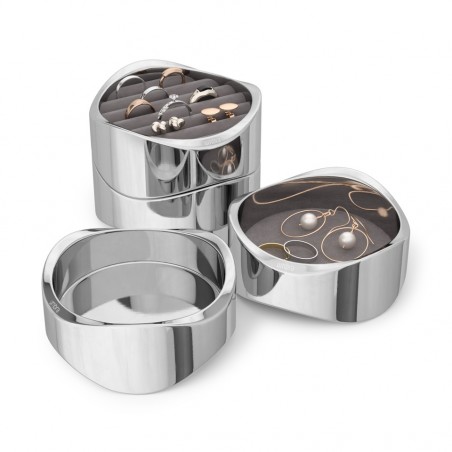 Umbra Organizer Na Biżuterię Wavy Chrom