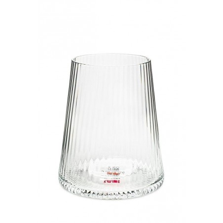 Kare Komplet 4 Szklanek Riffle 440Ml      Transparentny