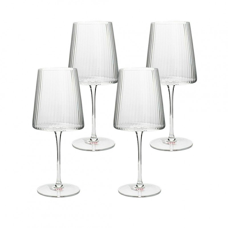 Kare Komplet Kieliszków Do Wina Riffle    760 Ml (4 Sztuki)