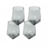 Kare Zestaw Szklanek Diamond Smoke 510 Ml (4 Sztuki)