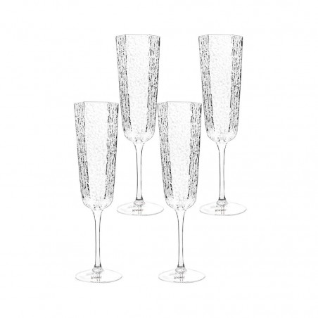Kare Komplet Kieliszków Do Szampana       Cascata 250Ml (4 Sztuki)