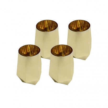 Kare Zestaw Szklanek Diamond 510 Ml       Złoty (4 Sztuki)