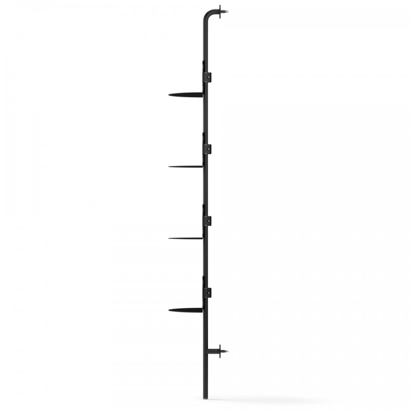 Umbra Regulowane Półki Ścienne Solis      Czarne