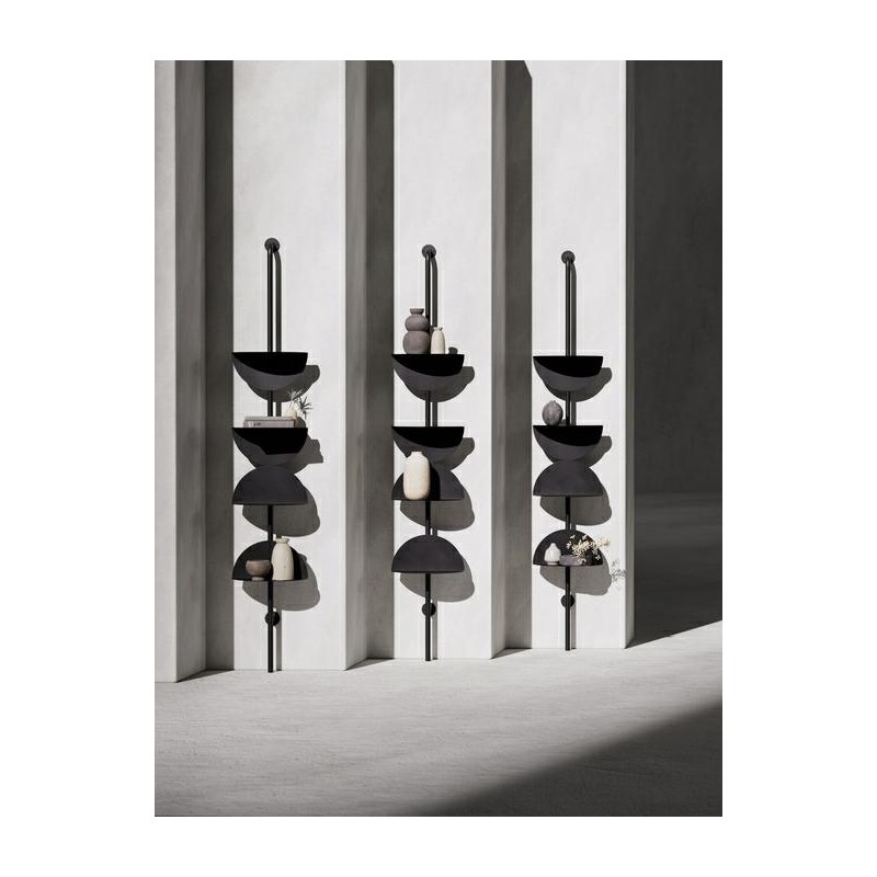 Umbra Regulowane Półki Ścienne Solis      Czarne