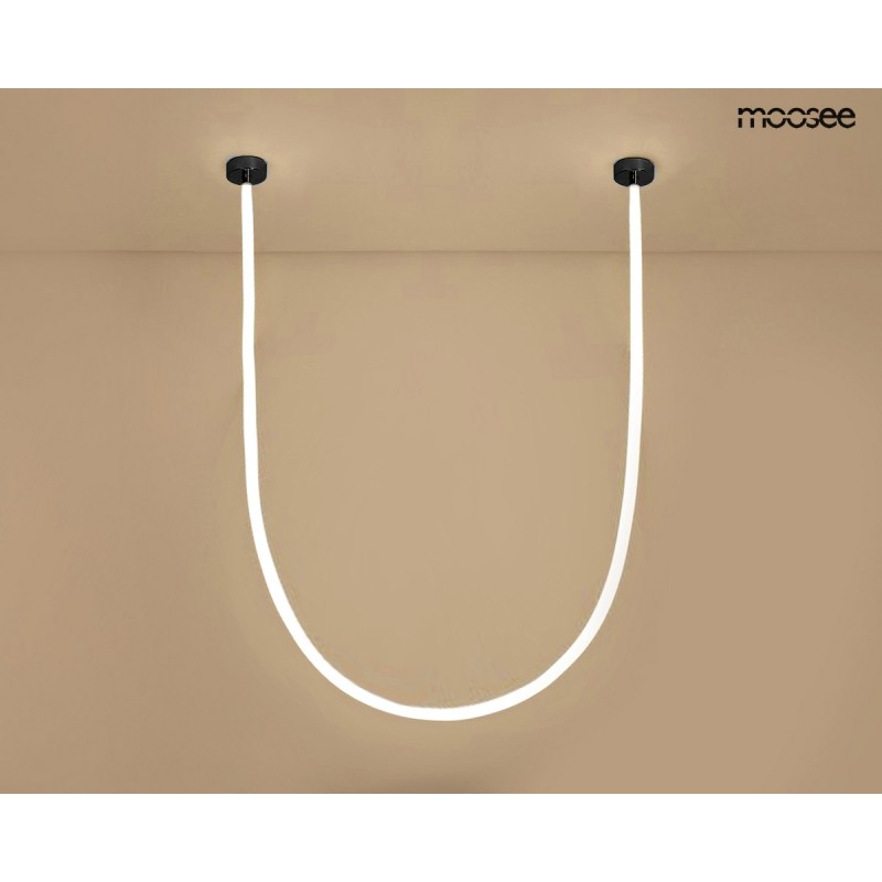 Moosee Lampa Wisząca Lasso 600 Smart      Czarna