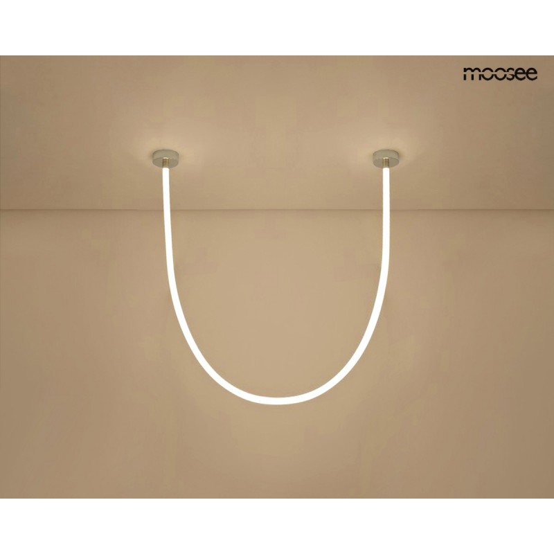 Moosee Lampa Wisząca Lasso 300 Smart      Srebrna