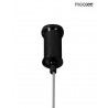 Moosee Lampa Wisząca Lasso 200 Smart Czarna