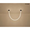 Moosee Lampa Wisząca Lasso 200 Smart Czarna