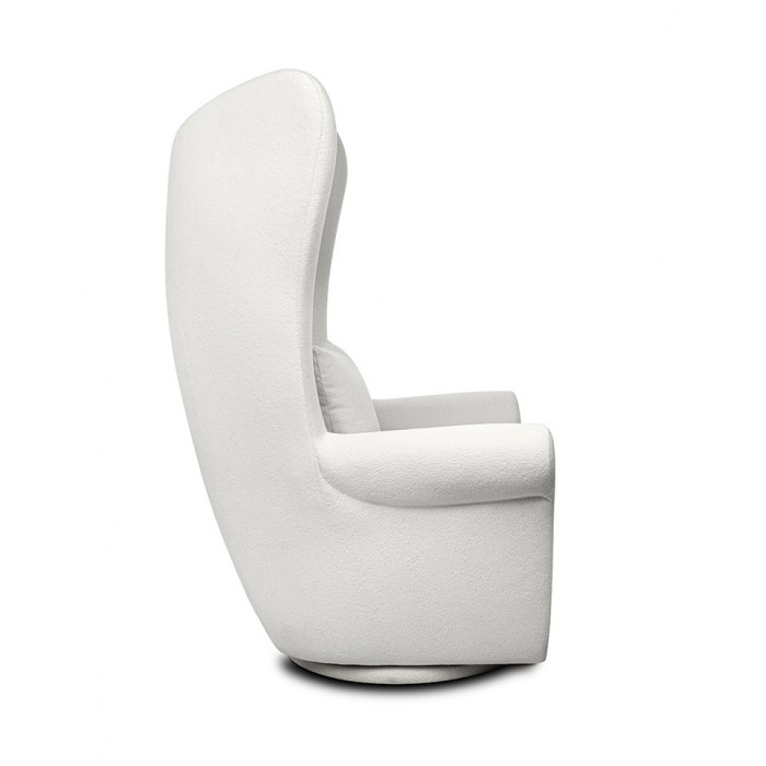 Mamaison Fotel Obrotowy Grosdos Biały /   Chenille