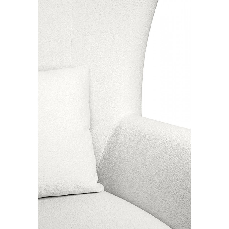 Mamaison Fotel Obrotowy Grosdos Biały /   Chenille