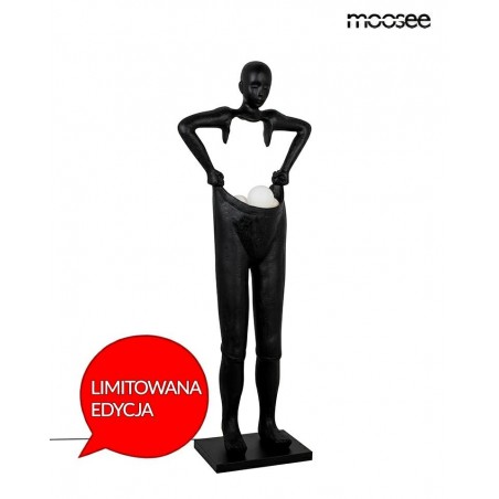 Moosee Lampa Podłogowa Human Houdini      Czarna