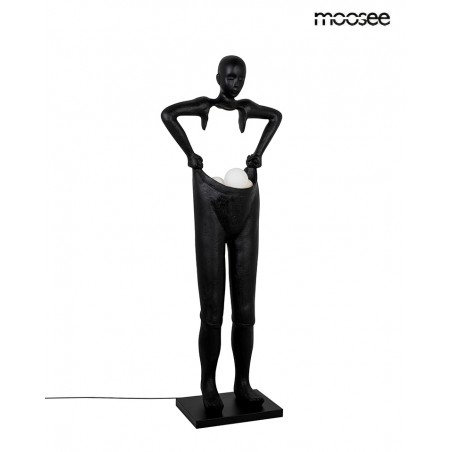 Moosee Lampa Podłogowa Human Houdini      Czarna