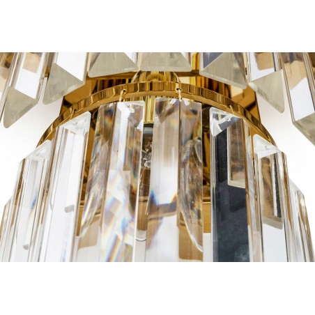 Moosee Lampa Ścienna Imperial Wall Gold   - Stal, Kryształ