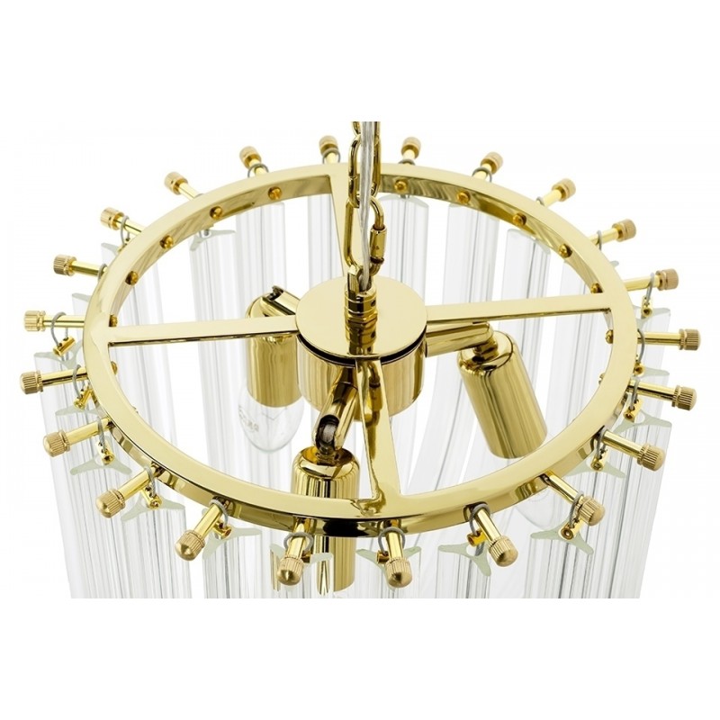 Moosee Lampa Wisząca Murano L Złota