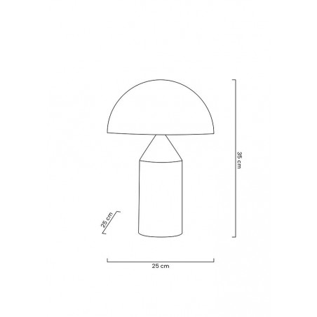 Moosee Lampa Biurkowa Fungo Złota
