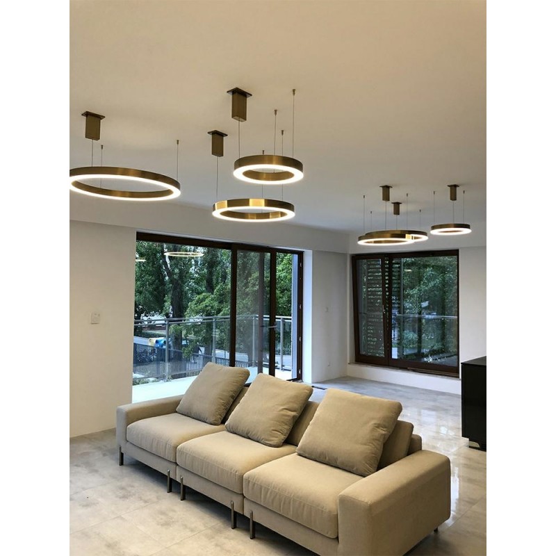 Moosee Lampa Wisząca Ring 60 Złota
