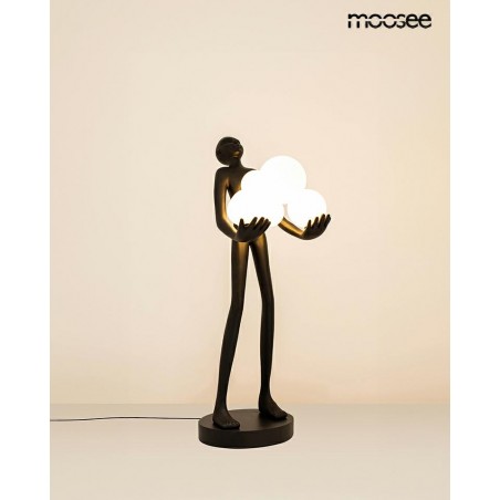 Moosee Lampa Stołowa Human Premium        Czarna