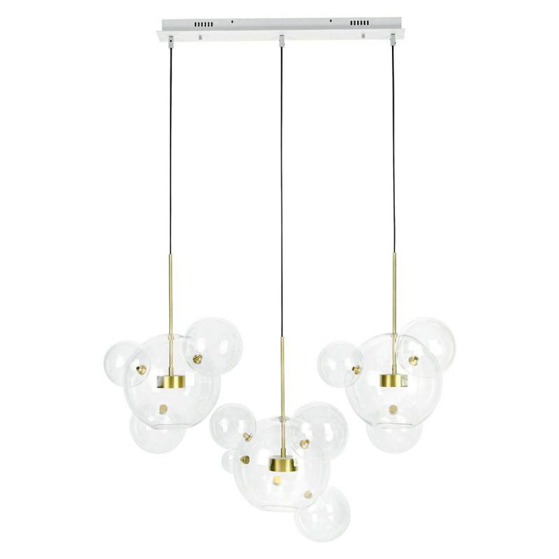 Moosee Lampa Wisząca Capri Line 3 Złota   - 180 Led, Aluminium, Szkło