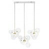 Moosee Lampa Wisząca Capri Line 3 Złota   - 180 Led, Aluminium, Szkło