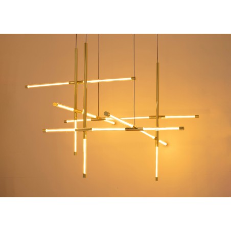 Moosee Lampa Wisząca Mikado M Złota