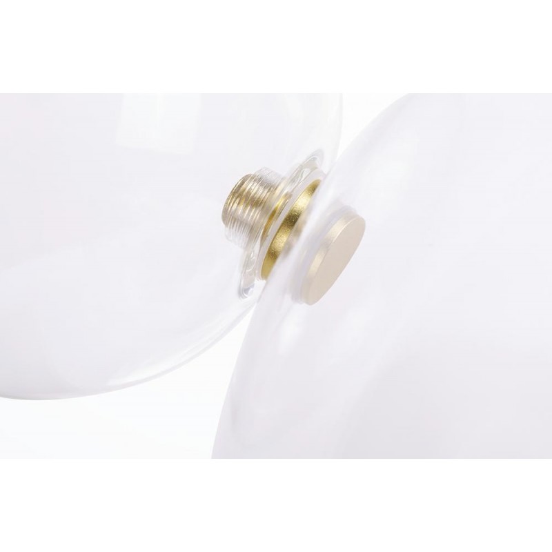 Moosee Lampa Wisząca Capri 6 Złota - 60   Led, Alumiumium, Szkło