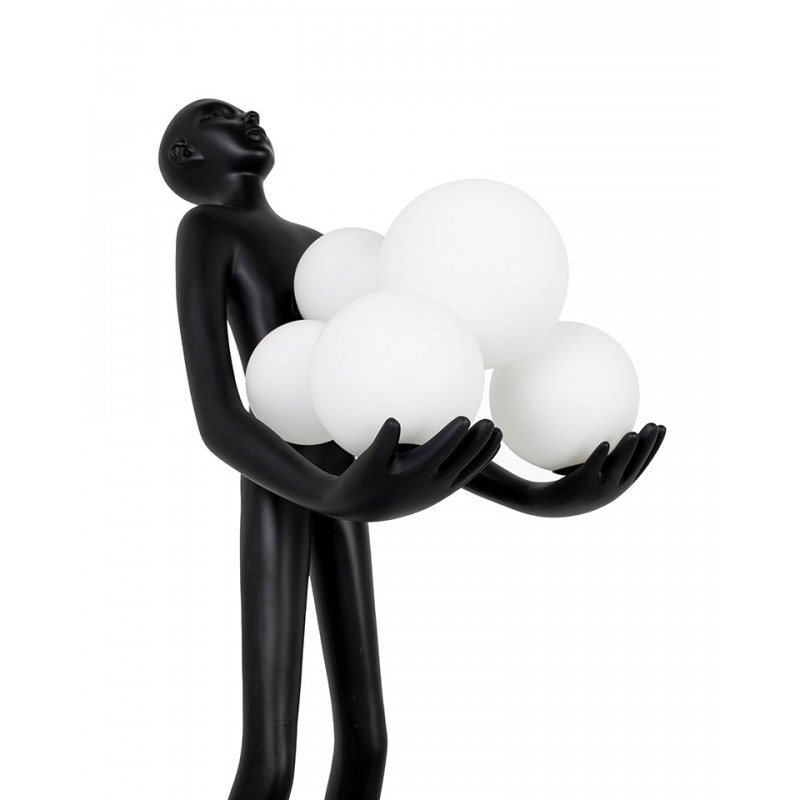 Moosee Lampa Stołowa Human Premium        Czarna