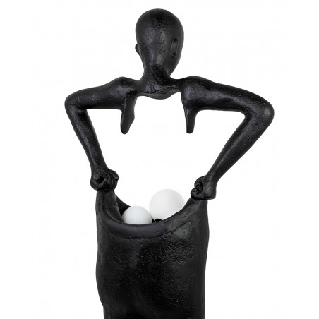 Moosee Lampa Podłogowa Human Houdini      Czarna