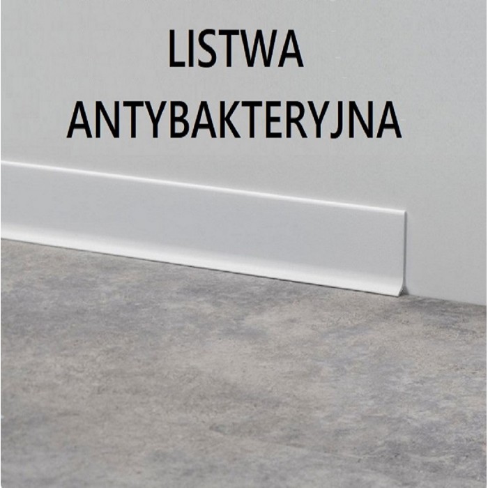 Antybakteryjna listwa przypodłogowa aluminiowa...