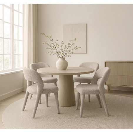 Mamaison Krzesło Kos Beżowe