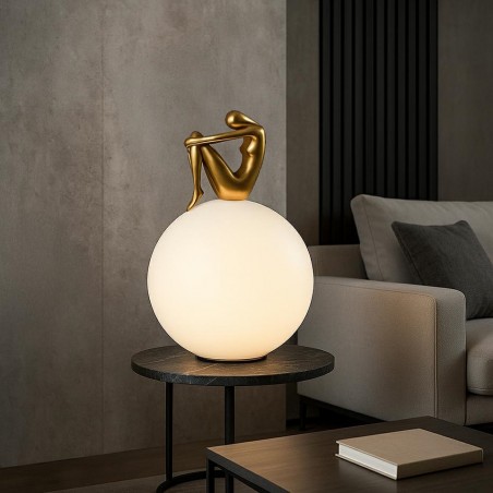 Moosee Lampa Stołowa Uomo 35 Złota