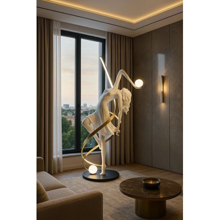 MOOSEE lampa podłogowa DANCING QUEEN  biała