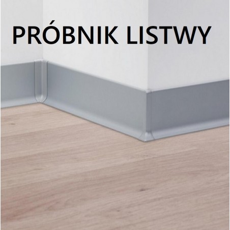 Próbnik - listwa przypodłogowa aluminiowa aluminium anodowane 90/6SF metal line Profilpas - cokół H6, 15 cm