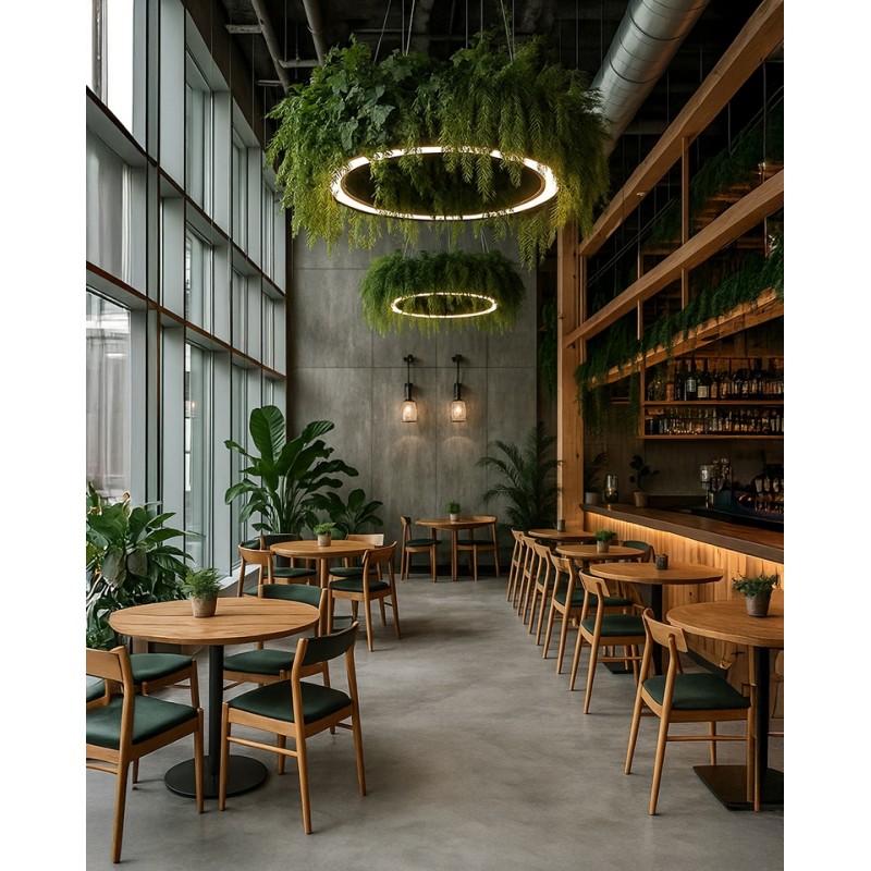 MOOSEE lampa wisząca GARDENS 90 czarna