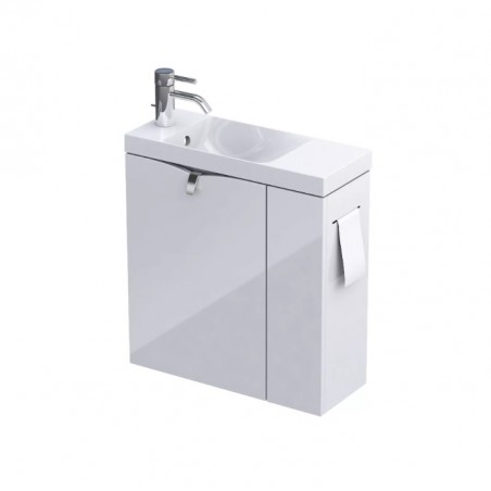 Oristo Zestaw szafka-umywalka 55 SIENA mini prawa OR45-ZD2D-55-1-L