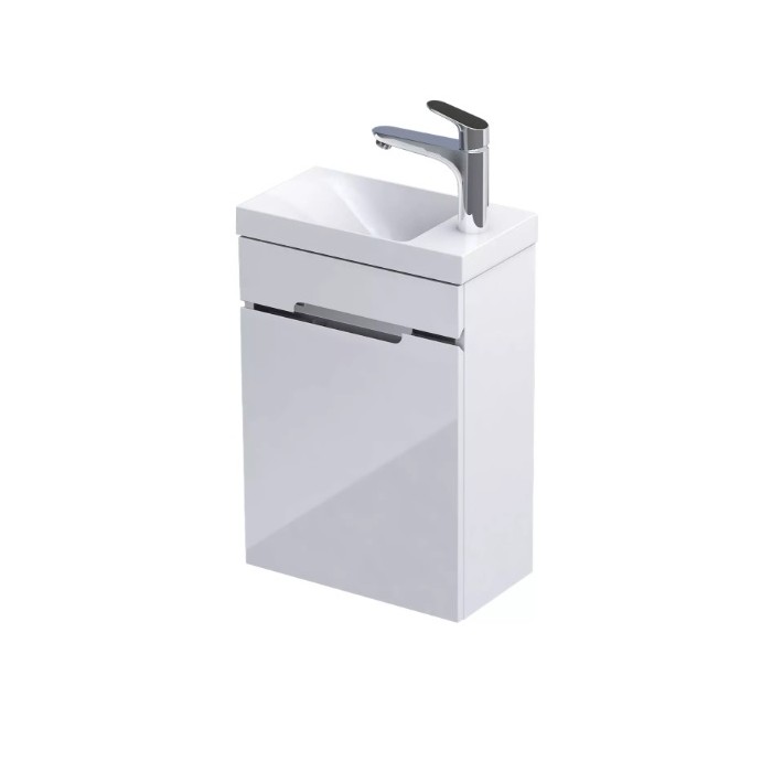 Oristo Zestaw szafka z umywalką 40 cm SILVER...