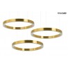 Lampa wisząca RING 80 + 80 + 80 złota na jednej podsufitce
