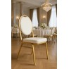 Krzesło Bankietowe / Konferencyjne        Hestia Białe / Złote