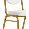 Krzesło Bankietowe / Konferencyjne        Hestia Białe / Złote