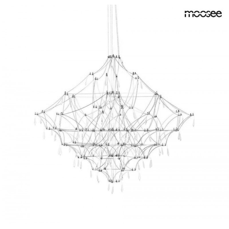 Lampa wisząca CONSTELATION 77 - LED, stal szczotkowana
