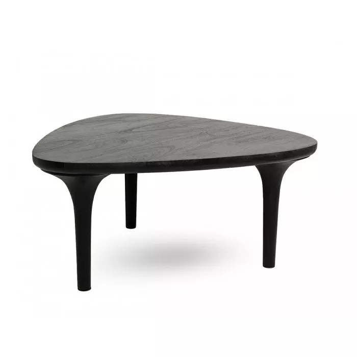 Mamaison Stolik Kawowy Laminar Czarny /   Drewno