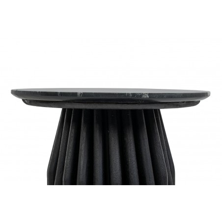 Mamaison Stolik Levante Czarny Marmur /   Drewno