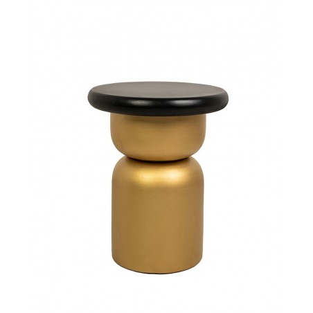 Mamaison Stolik Leonardo Czarny / Złoty