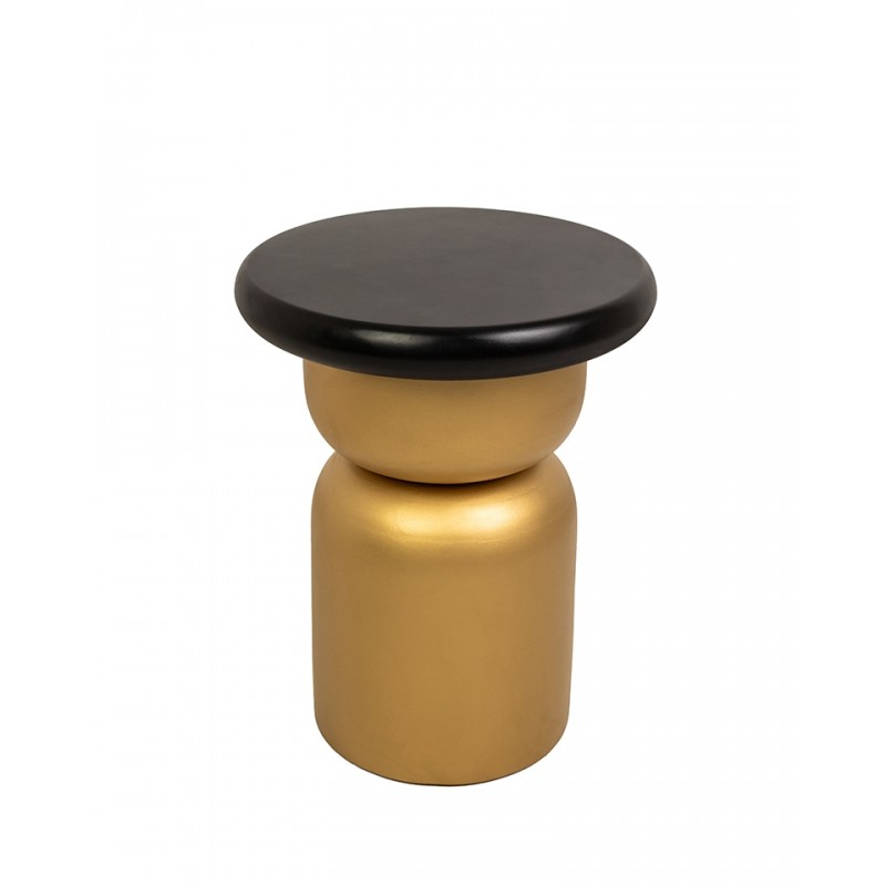 Mamaison Stolik Leonardo Czarny / Złoty